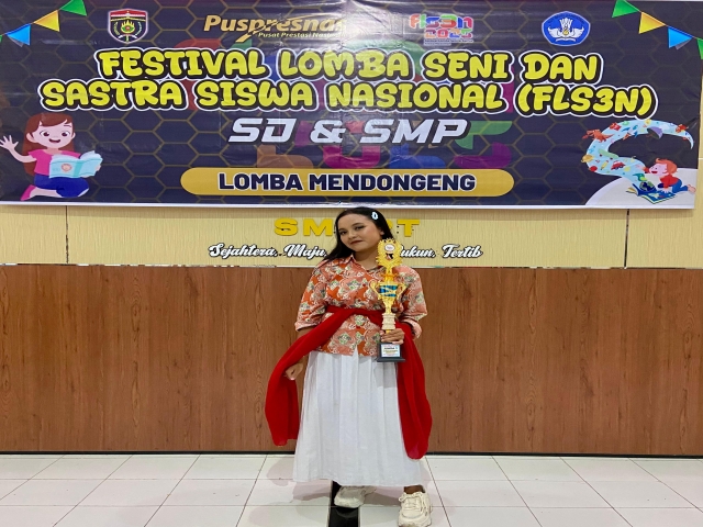 Raya Indriyani Raih Juara 1 FLS3N 2025 Tingkat Kabupaten Ngawi, Melaju ke Tingkat Provinsi