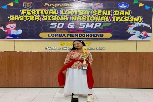 Raya Indriyani Raih Juara 1 FLS3N 2025 Tingkat Kabupaten Ngawi, Melaju ke Tingkat Provinsi