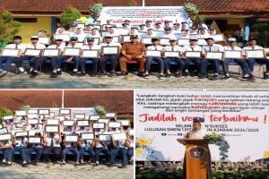 SMPN 1 Pitu Gelar Acara Pelepasan Sederhana untuk Siswa Kelas 9